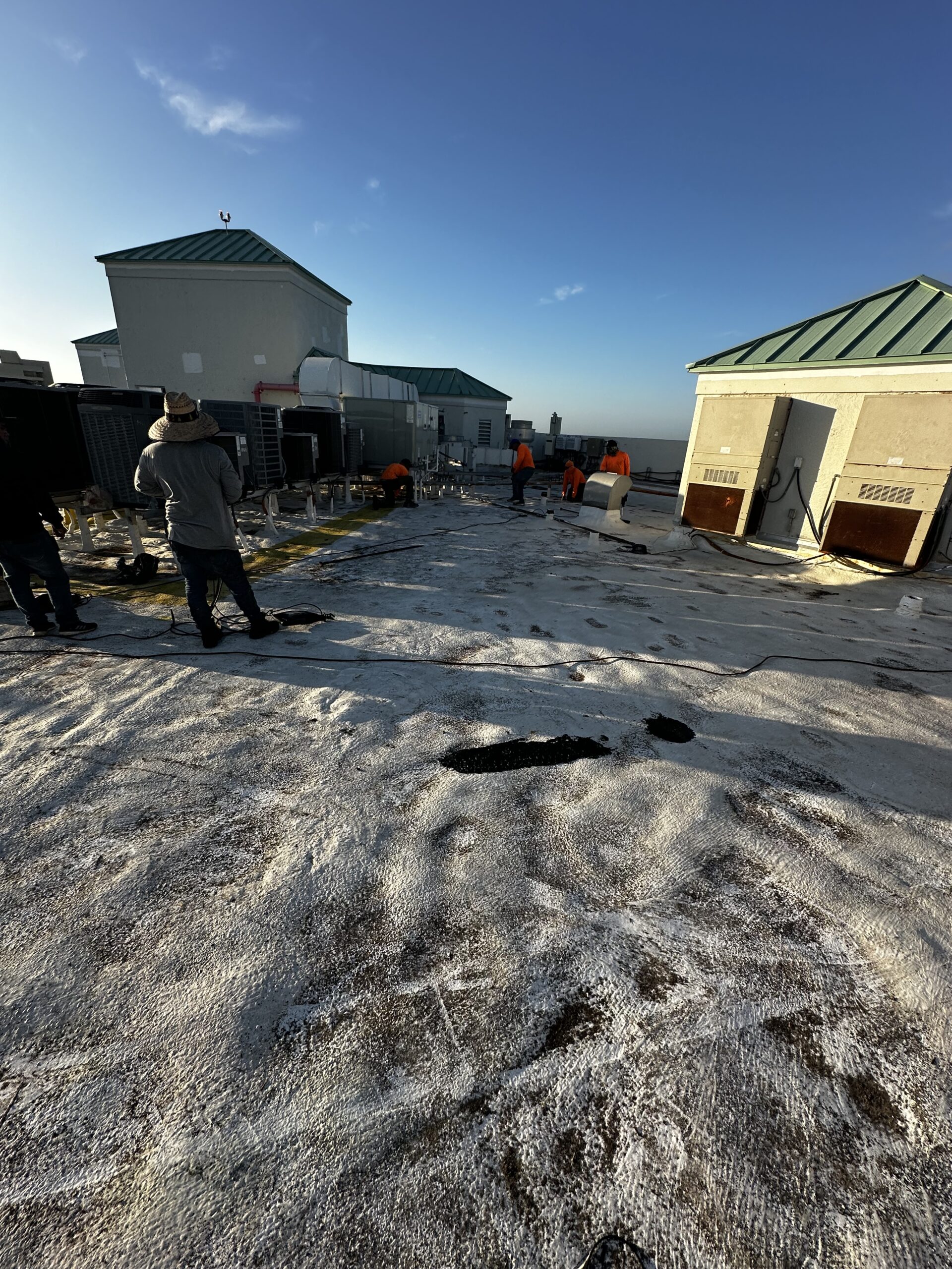 Sandpiper Bay - Roof work in progress